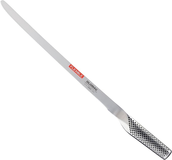 Global G-10 12-1/2-Inch Flexible Slicing Knife, 12.5", Stainless Steel
