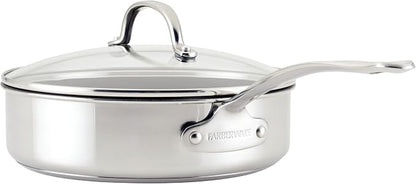 Farberware Millennium Stainless Steel Nonstick Cookware Induction Pots and Pans Set, 10-Piece Kitchenware Set