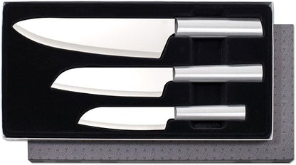 Rada Cutlery Chef Select Gift Set (S57), 3-Piece Knife Set, Stainless Steel Blades, Silver Handle