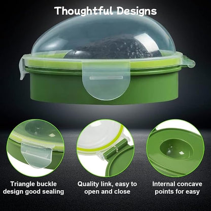 Nicerice Avocado Saver and Keeper - Portable, Reusable Fresh Storage for Fridge - Crisper to Keep Your Avocados Fresh for Days (3)