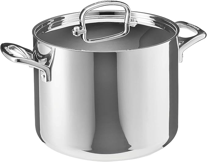 Cuisinart FCT66-22 French Classic Tri-Ply Stainless 6-Quart Stockpot with Cover