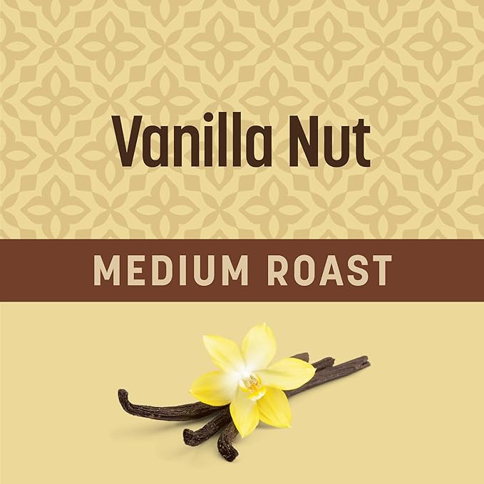 Don Francisco's Vanilla Nut Ground Coffee, Medium Roast – 100% Arabica, Flavored Coffee, 20 oz Bag