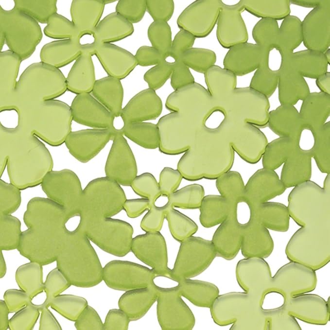 InterDesign Blumz Kitchen Sink Protector Mat - Large, Green