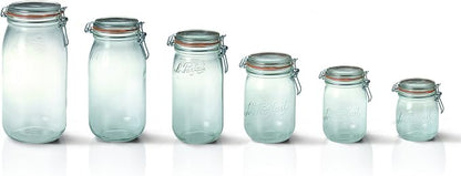 Le Parfait Super Jars (6 Pack, 750ml - 24oz)