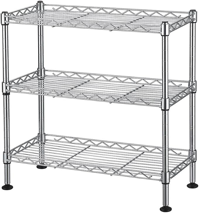 Your Home Storage with the UltraZinc 3-Tier Cabinet Organizer - Adjustable Shelves, for Kitchen Pantry, Bathroom, and Closet