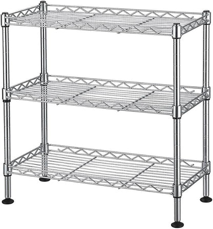 Your Home Storage with the UltraZinc 3-Tier Cabinet Organizer - Adjustable Shelves, for Kitchen Pantry, Bathroom, and Closet