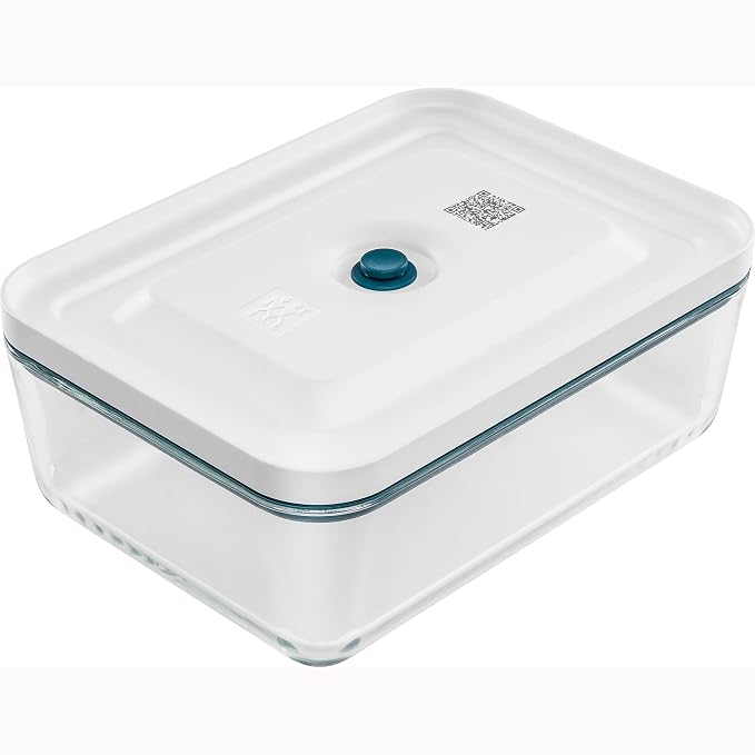 ZWILLING Fresh & Save Airtight Glass Food Storage Containers with Lids, Meal Prep Containers, One Size, La Mer