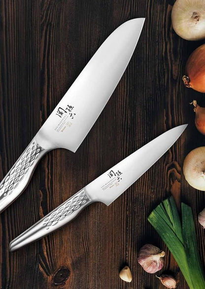 Kai KAI AB5168 Nakiri Kitchen Knife, Seki Magoroku Artisan 6.5 inches (165 mm), Made in Japan