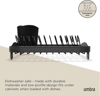 Umbra SINKIN Dish Rack Black