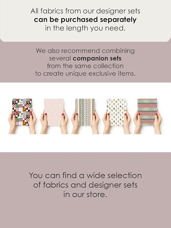 Cotton Patchwork Quilting Fabric Panel – 155×100 cm, 100% Cotton, Made in Türkiye (PRT_KUP 01-001) (Vintage Floral Patchwork, 5 pcs (23.6x11.8 inc))