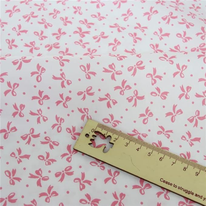 7 pcs 20" x 20" Cotton Fabric DIY Making Supplies Quilting Patchwork Fabric Fat Quarter Bundles DIY for Quilting Cotton Patchwork Cushions (Peony, 20" x 20")