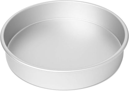 Last Confection 10" x 2" Round Cake Pan, Anodized Aluminum Cake Pan Baking Tin Mold, Professional Bakeware
