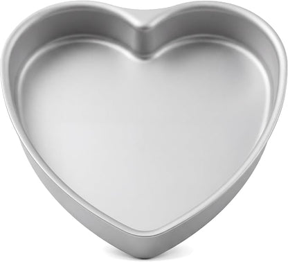 Heart Shaped Cake Pans, 12 × 2 Inch, | Aluminum, For Wedding, Party, Family Occasions, For Chocolate, Bread