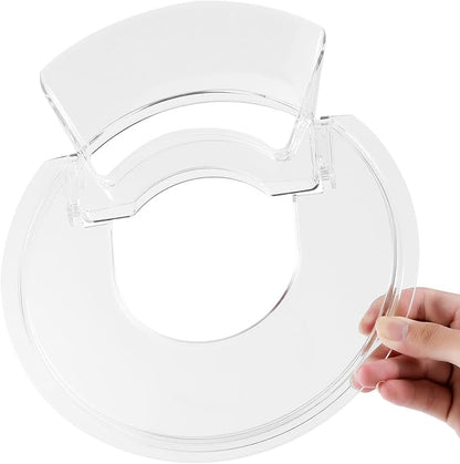 Pouring Shield for KitchenAid 4.5-5 Quart Tilt-Head Stand Mixers, Splash Guard with Removable Pour Spout, Fits Stainless Steel, Glass & Ceramic Mixer Bowls