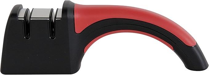 Chef’sChoice Professional Manual Knife Sharpeners Pronto Hone for 15-Degree Straight-Edge and Serrated Knives with Precise Angle Control & Compact Footprint, 2 Stage, Black (Pack of 6)