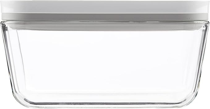 ZWILLING Fresh & Save 2-Piece Medium Glass Vacuum Sealer Food Storage Container with Airtight Lids