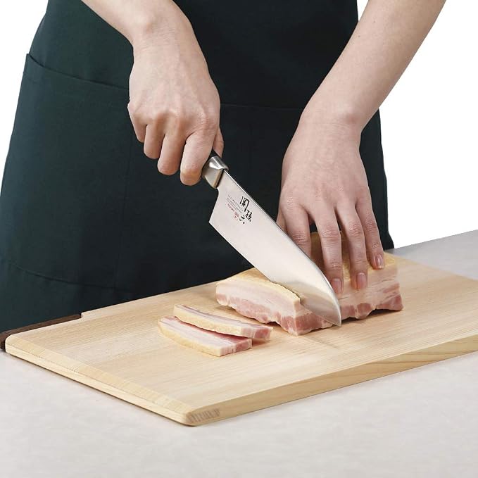 Kai Corporation KAI AB5429 Seki Magoroku Honoka Small Santoku Knife, 5.7 inches (145 mm), Made in Japan