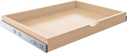 Pull Out Drawers for Cabinet Wood Slide Out Cabinet Organizer and Storage Cabinet Kitchen Drawers Slide Out Shelves Pull Out Shelves in Kitchen Pantry Bathroom with Soft Close 30"W x 22"D x 3"H