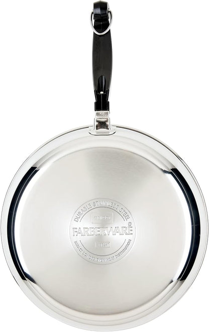 Farberware Classic Series Anniversary Edition Cookware Set, 8-Piece, Stainless Steel Pot and Pan Set