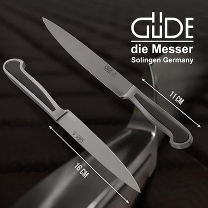 Güde Delta Series Hand Forged/Sharpened Slicing Knife, 6-in - Ice Hardened Steel - Made in Solingen, Germany Since 1910