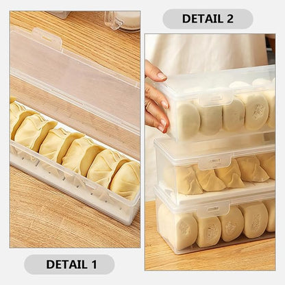 2-Pack Airtight Refrigerator Food Storage Boxes 11.81X3.93X2.83In Rectangular Crisper Containers for Fresh Fruits Vegetables Snacks Kitchen Organization