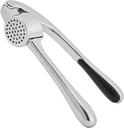 HiramWare Garlic Press, Premium Rust Proof Kitchen Garlic Mincer Crusher Squeezer with Ergonomic handle, Ginger Crusher with Good Grip, Easy to Clean, Dishwasher Safe