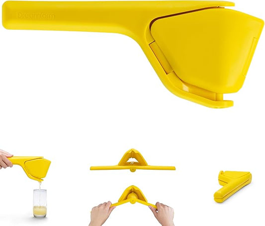 Dreamfarm Original Lemon Fluicer Easy-Squeeze Fold-Flat Citrus Juicer - 10 Inch, Suits Lime & Lemon