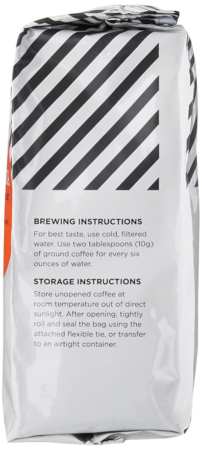 Amazon Fresh Colombia Ground Coffee, Medium Roast, 12 Ounce (Pack of 2)