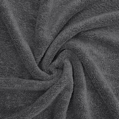 American Soft Linen Salem Washcloth Sets, 4 Piece Luxury 600 GSM 100% Cotton Washcloths for Bathroom, 13x13 inches Washrags Premium Quality Hand Face Towels, Dark Gray
