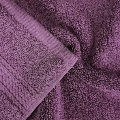 Superior Egyptian Cotton 800 GSM Plush & Absorbent, 9 Piece Set, Plum