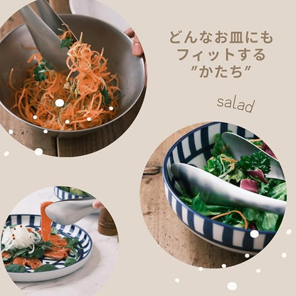 Sori Yanagi Sori Yanagi Asymmetrical Design Fits Any Bowl or Pan Angle, High Performance Tongs, Stainless Steel Tongs, Perforated, Perforated, Can Be Used While Draining, Seamless One-Piece Molding