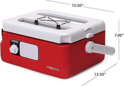 Presto Nomad Traveling Slow Cooker, Red, 6-Quart ( Pack of 1)