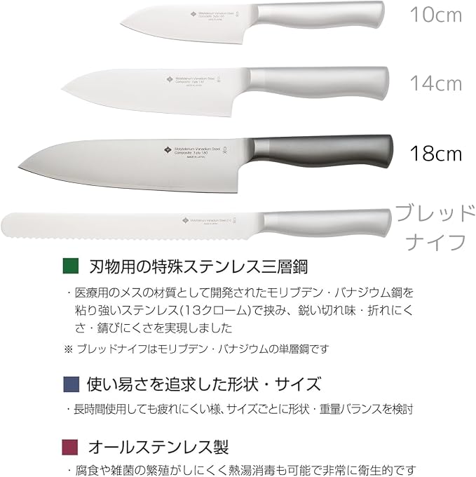 Sori Yanagi Kitchen knife 18cm (Japan Import)