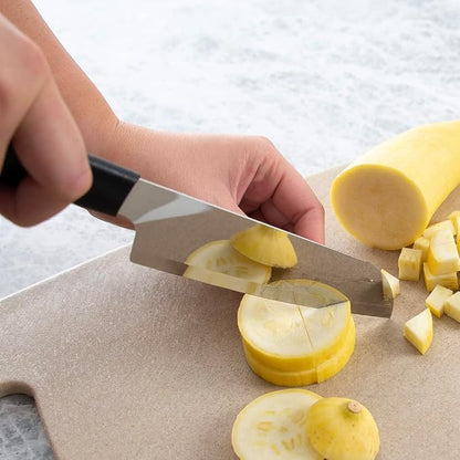 Rada Cutlery Cook’s Knife (W234), 6.25" Stainless Steel Blade, Black Handle