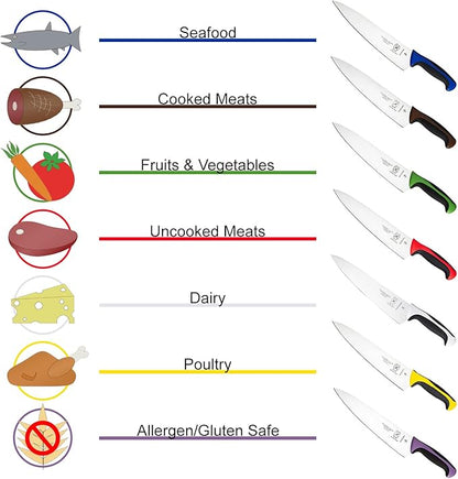 Mercer Culinary Millennia Color Handle Cutlery 10" Chef's Knife White