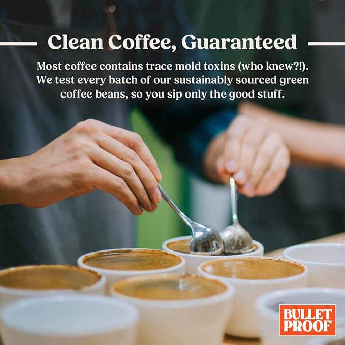 Bulletproof The Mentalist Medium-Dark Roast Ground Coffee, 12 Ounces, Clean Coffee Tested for Toxins, Packaging May Vary (Pack of 2)