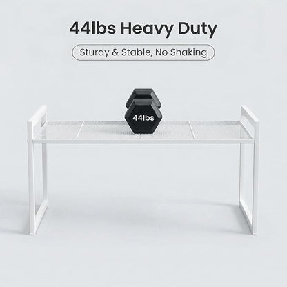 Cabinet Organizer 14.8''W 44 LBS Load Capacity Heavy Duty Kitchen Pantry Shelf Counter Countertop Storage Rack