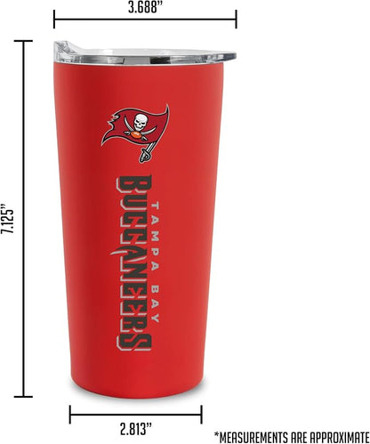 Rico Industries NFL Football Soft Touch, Easy Grip Tumbler
