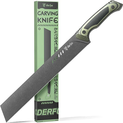 Brisket Knife, 12 Inch Slicing Carving Knife for Meat, G10 Non-Slip | Razor Sharp Stainless Steel, Full Tang, Rust-Resistant, Kitchen Knife for Spanish Ham, Turkey, BBQ, Grilling Gifts For Men