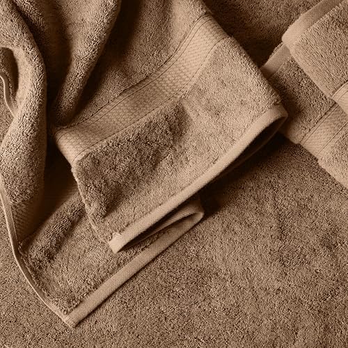 SUPERIOR Egyptian Cotton Ultra Plush & Absorbent, 6 Piece Set, Latte