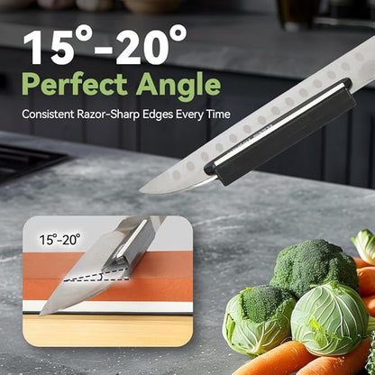 Kota Japan Fixed Angle, Accurate Whetstone Sharpener Blade Guide. Enjoy, Smooth, Effortless Sharpening Results! Utmost Safety!