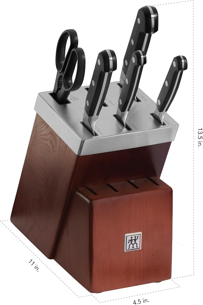 ZWILLING Pro 7-pc Self-Sharpening Knife Block Set