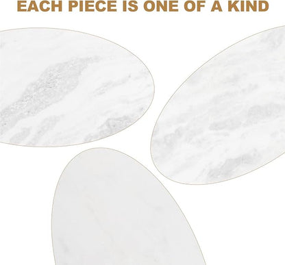 Koville African Natural Marble Rolling Pin, Non-Stick Polished Dough Roller, Pasta, Dumpling, Fondant, Pie Crust, Bread, Pizza Dough, Kitchen Baking Pastry Tools with Mat/Scraper（Namib Fantasy）