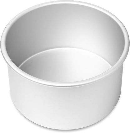 Last Confection 7" x 4" Round Cake Pan, Anodized Aluminum Cake Pan Baking Tin Mold, Professional Bakeware