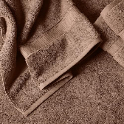 SUPERIOR Egyptian Cotton Ultra Plush & Absorbent, 6 Piece Set, Chocolate
