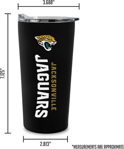 Rico Industries NFL Football Soft Touch, Easy Grip Tumbler