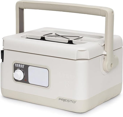 Presto 06030 8-quart Nomad Traveling Slow Cooker, Locking Lid, Dry Erase Board
