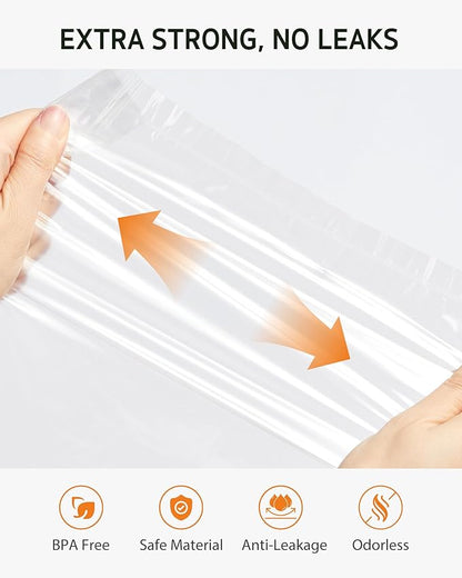Syntus 30 Count Slow Cooker Liners, Small Size 10.5" x 17.5" Fits 1-3 Quart Pots BPA-free Disposable Cooking Bags Suitable for Oval & Round & Retangular Slow Cookers