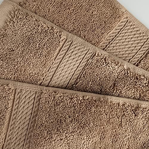 Superior Egyptian Cotton Ultra Plush & Absorbent, 8 Piece Set, Latte