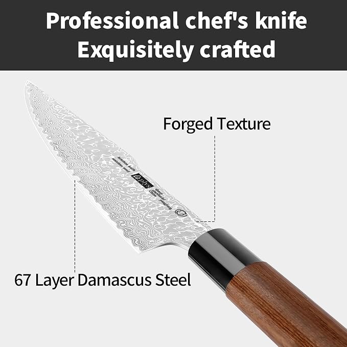 Plys Damascus Chef Knife Professional Kitchen knives